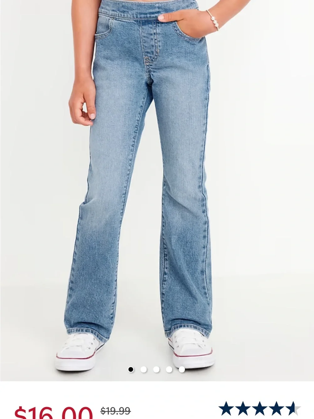 Girls Denim Jeans - 7 pair Old Navy Jeans.